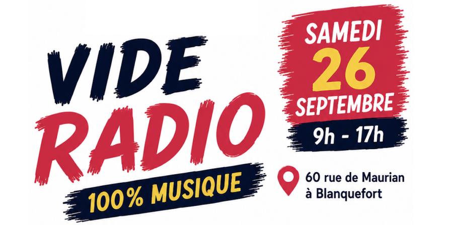 Le 1er "vide radio" de R.I.G. samedi 26 Septembre !